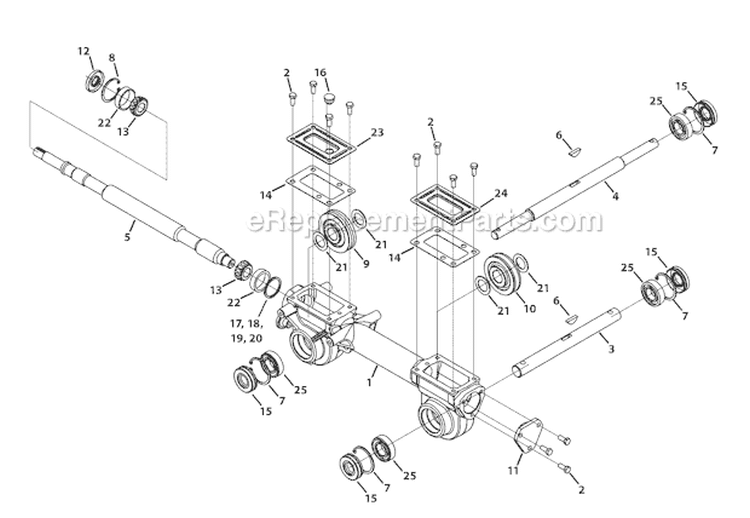 Page D Diagram and Parts List for 21D-644D266 2011 Troy-Bilt Tiller