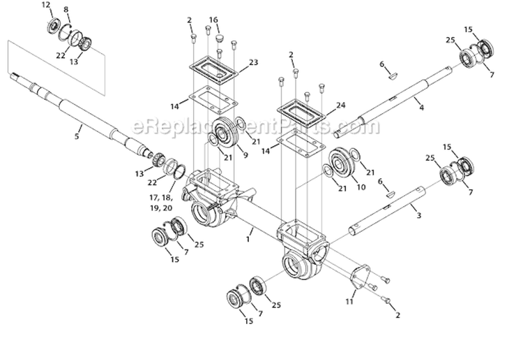 Page I Diagram and Parts List for 21D-65M1011 2012 Troy-Bilt Tiller