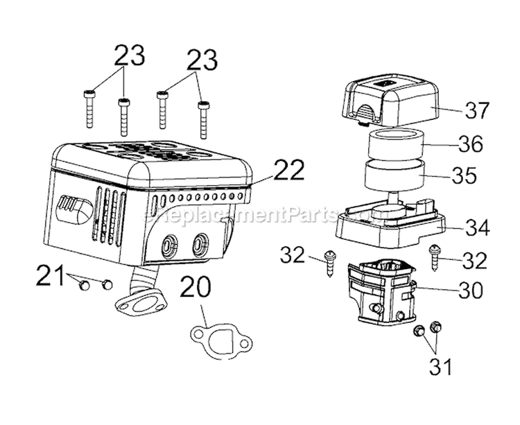 Page A Diagram and Parts List for 21D-65M1066 2011 Troy-Bilt Tiller