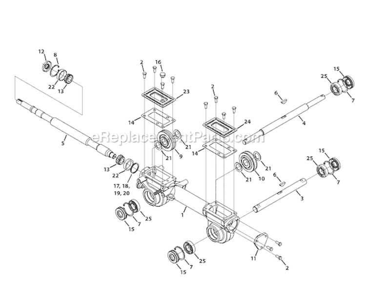 Page J Diagram and Parts List for 21D-65M1066 2011 Troy-Bilt Tiller