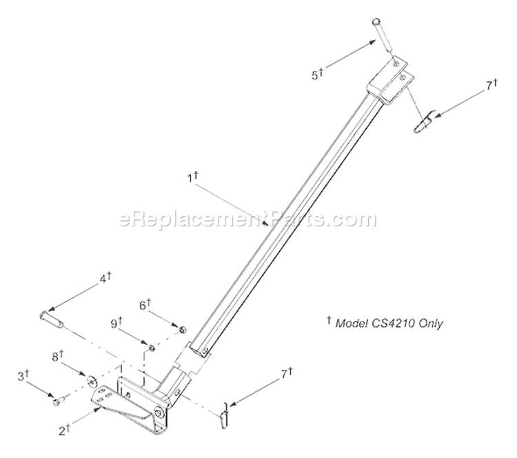 Page B Diagram and Parts List for 24A-424G063 2004 Troy-Bilt Chipper Shredder