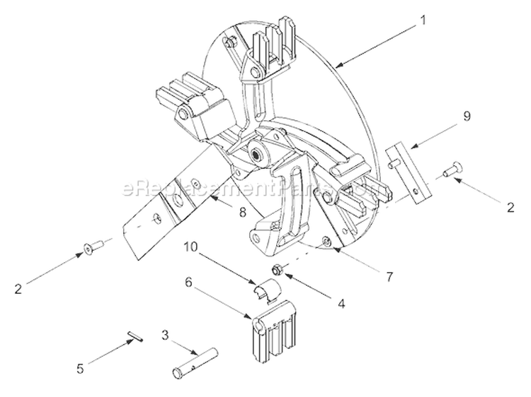 Page C Diagram and Parts List for 24A-424G063 2004 Troy-Bilt Chipper Shredder