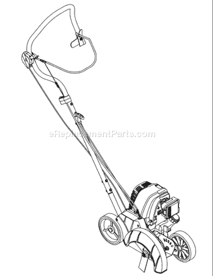 Page C Diagram and Parts List for 25B-515-966 TBE515 -2008 Troy-Bilt Edger