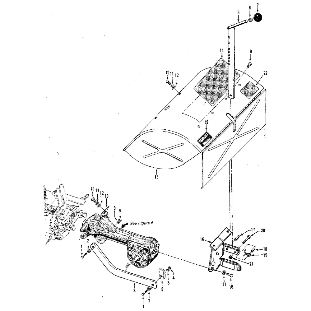 Depth Regulator And Tine Hood Assemblies (Figure 4) Diagram and Parts List for HORSESERIALNO857037ANDUP  Troy-Bilt Tiller