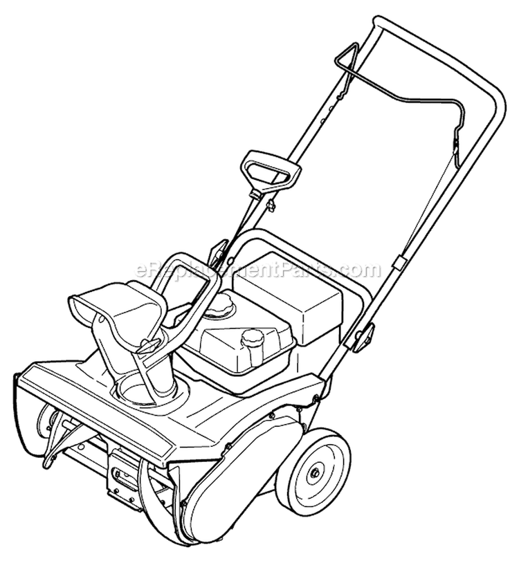 Label Map Squall 210 Diagram and Parts List for 31A-2M5E711 2011 Troy-Bilt Snow Blower