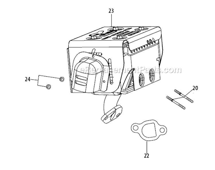 Drive System and Auger Assembly Diagram and Parts List for 31A-2M5E766 2011 Troy-Bilt Snow Blower