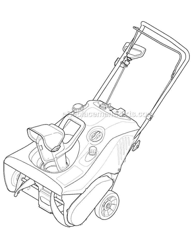Quick Reference Diagram and Parts List for 31AS2B5-766 2006 Troy-Bilt Snow Blower