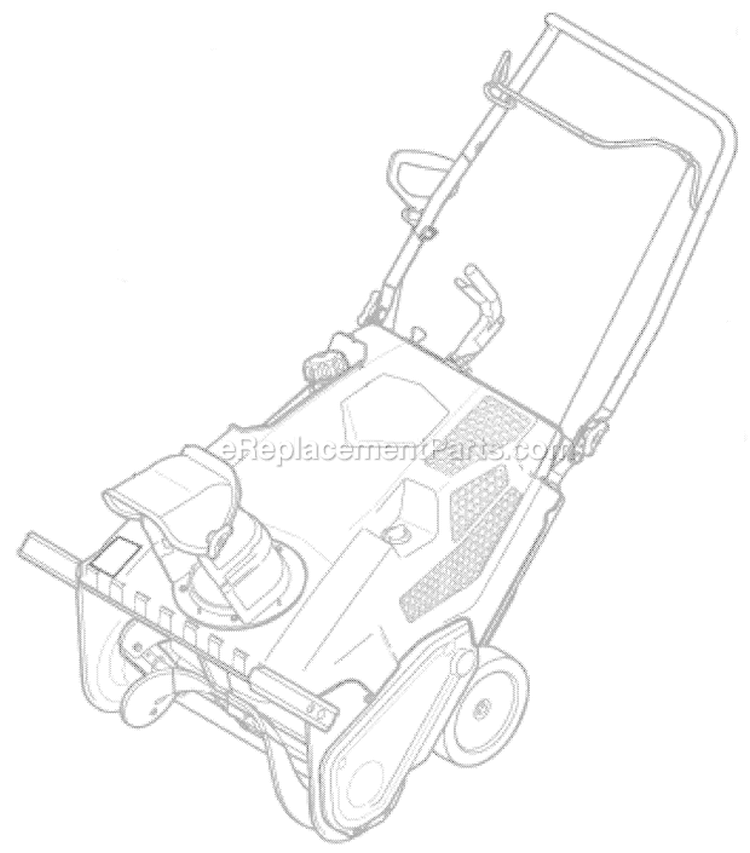 Quick Reference Squall 2100 Diagram and Parts List for 31AS2T5F711 2011 Troy-Bilt Snow Blower