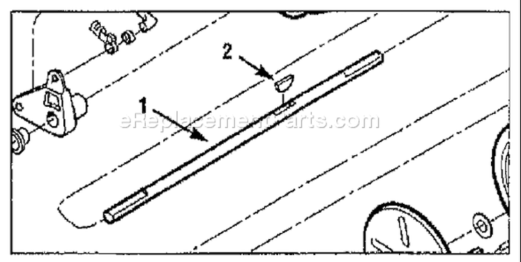 Page G Diagram and Parts List for 34024 S/N 01XXXXX Troy-Bilt Lawn Mower