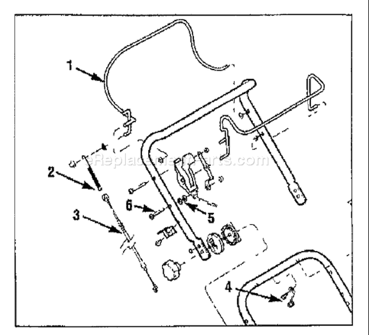 Page A Diagram and Parts List for 34311 S/N 00100101-0499999 Troy-Bilt Lawn Mower