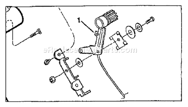 Page D Diagram and Parts List for 34313 S/N 0100101-0299999 Troy-Bilt Lawn Mower
