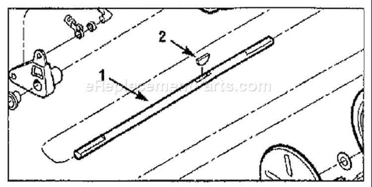 Page G Diagram and Parts List for 34313 S/N 0100101-0299999 Troy-Bilt Lawn Mower