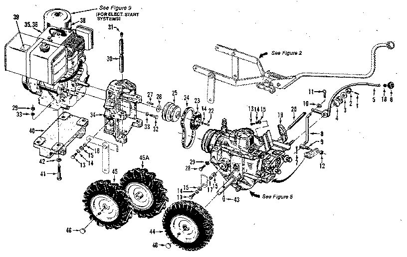 Wheel Speed Lever, Belt Drive Sys., Engines, Wheel Diagram and Parts List for 900039  Troy-Bilt Tiller
