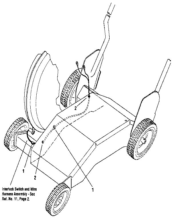 Safety Interlock Wiring Diagram Diagram and Parts List for 47280  Troy-Bilt Chipper Shredder