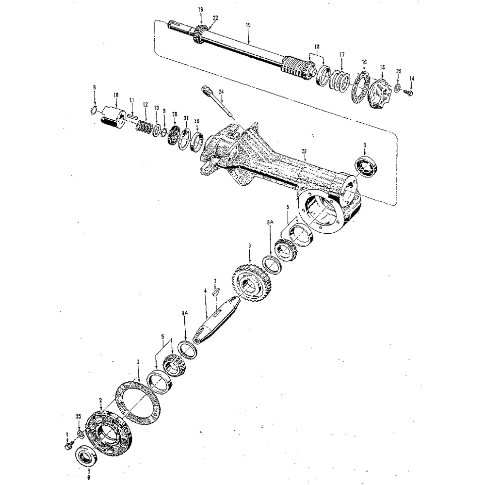 Tiller Attachment Transmission Assemblies (Figure 6) Diagram and Parts List for HORSESERIAL916107ANDUP  Troy-Bilt Tiller