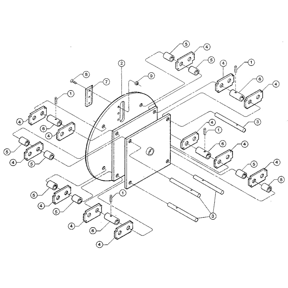 Cylinder Assembly - 4hp Model Only Diagram and Parts List for W403145  Troy-Bilt Chipper Shredder
