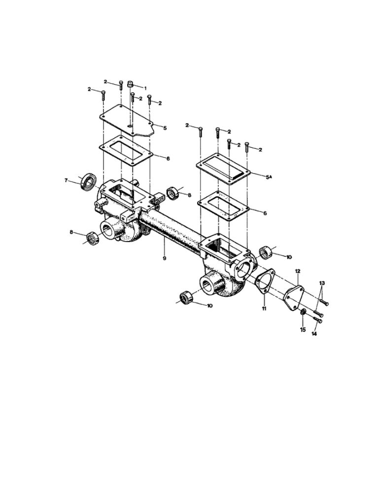 Transmission/Covers/Seals/Gaskets/Plug Diagram and Parts List for 12217  Troy-Bilt Tiller
