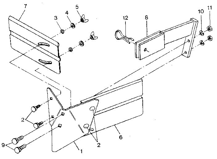 Hiller/Furrower Diagram and Parts List for PONY S20312 AND UP Troy-Bilt Tiller