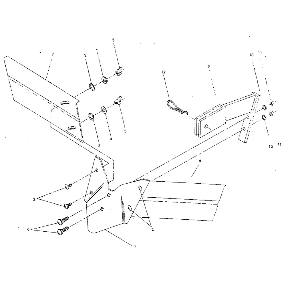 Figure 14 Diagram and Parts List for HILLERFURROWER13178HP  Troy-Bilt Tiller