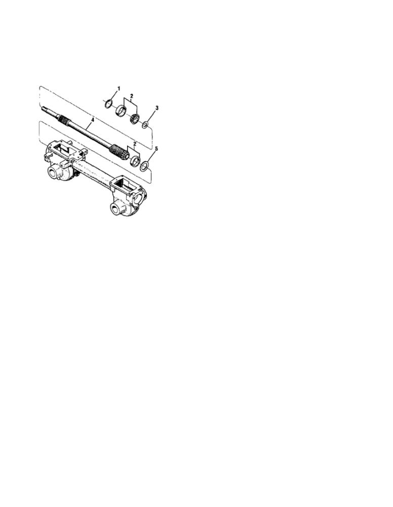 Drive Shaft Diagram and Parts List for 640C  Troy-Bilt Tiller