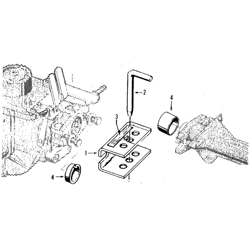 Tow Hitch Attachment (Figure 15) Diagram and Parts List for HORSESERIALNO857037ANDUP  Troy-Bilt Tiller