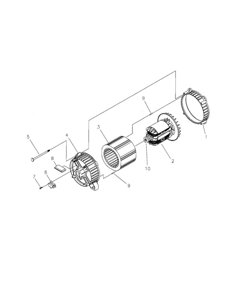 Alternator 3 Diagram and Parts List for 030247  Troy-Bilt Generator
