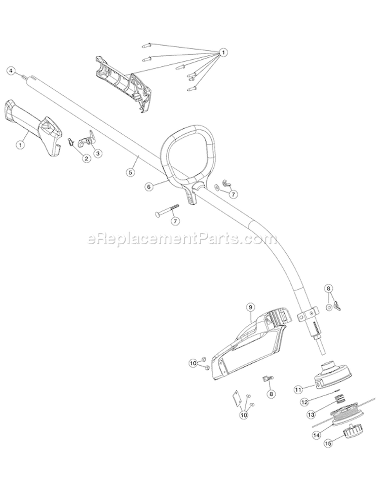 Page A Diagram and Parts List for TB26CO 41AD26OG966 Troy-Bilt Trimmer