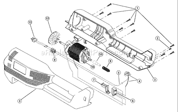 Page B Diagram and Parts List for TB32CS 41AC132C063 Troy-Bilt Trimmer