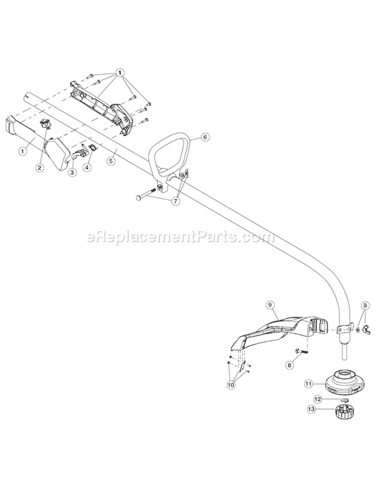 Page A Diagram and Parts List for TB415CS 41ADT41C711 Troy-Bilt Trimmer