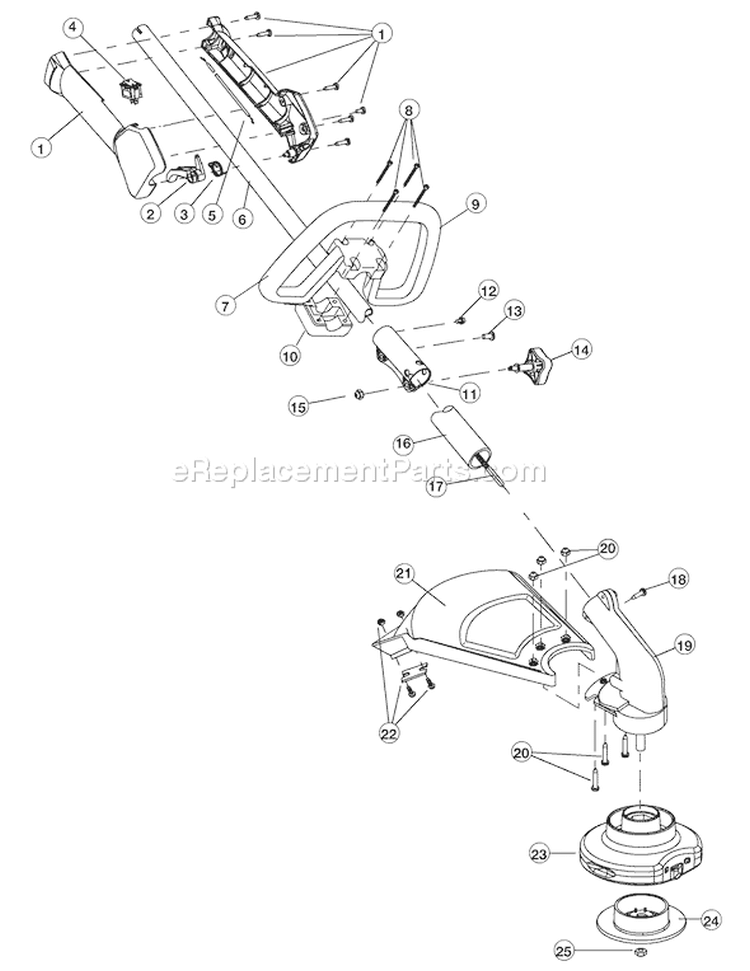 Page A Diagram and Parts List for TB70FH 41AD70FC966 Troy-Bilt Trimmer