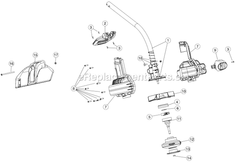 Page A Diagram and Parts List for TBBT 41AJBT-C966 Troy-Bilt Trimmer