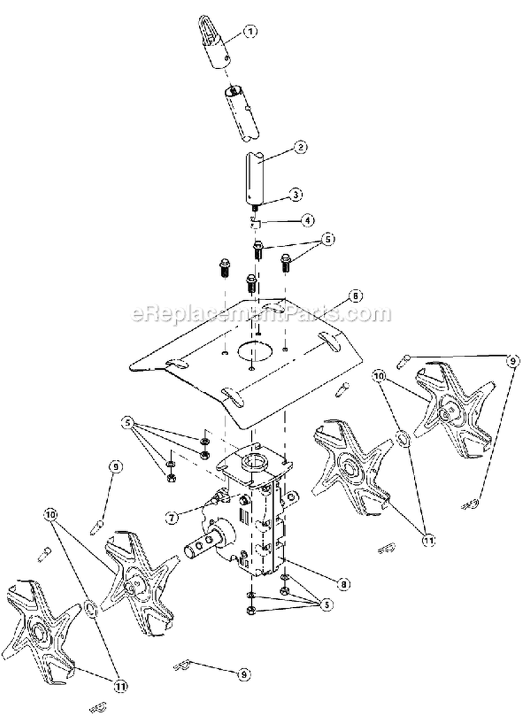 Page A Diagram and Parts List for TBGC 41AJGC-C063 Troy-Bilt Trimmer