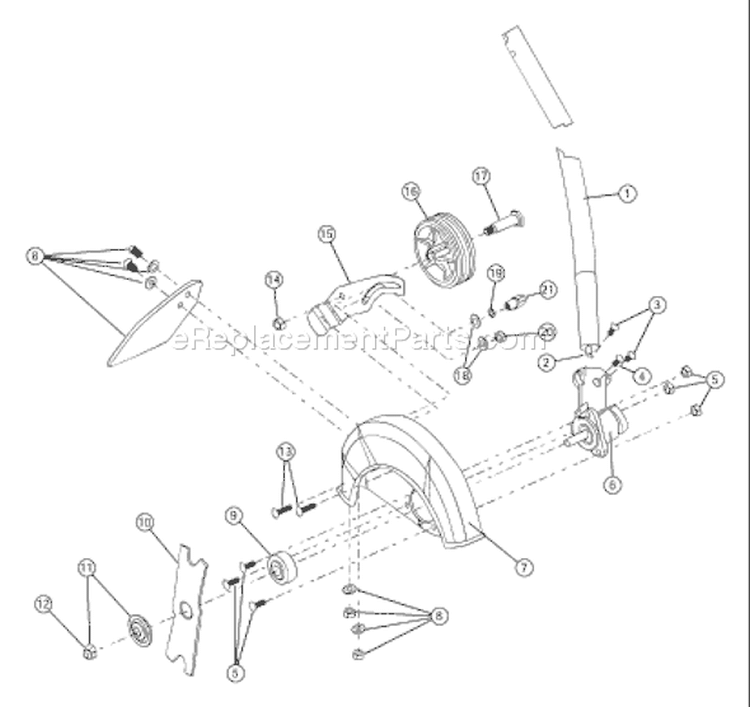 Page A Diagram and Parts List for TBLE 41AJLE-C966 Troy-Bilt Trimmer