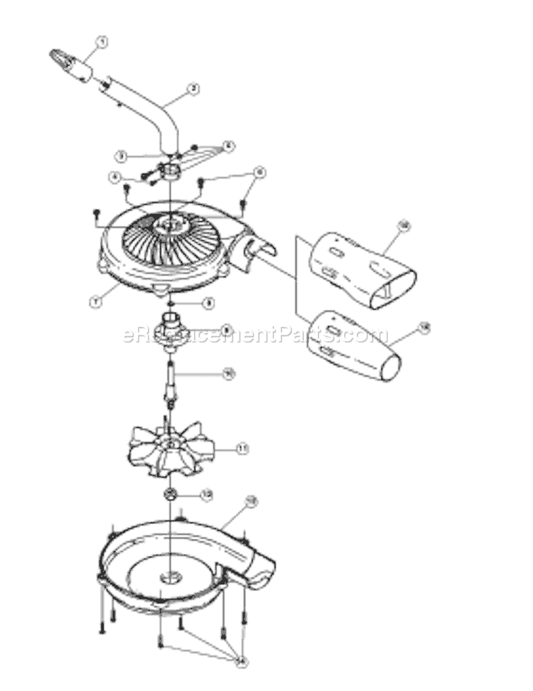 Page B Diagram and Parts List for TBTB 41AJTB-C766 Troy-Bilt Trimmer