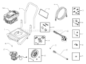 Part Location Diagram of 706386 Briggs and Stratton Assembly, Pump 2550 Psi