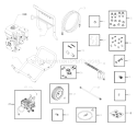 Page A Diagram and Parts List for 020210-2  Troy-Bilt Pressure Washer