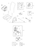 Page A Diagram and Parts List for 020292-2  Troy-Bilt Pressure Washer