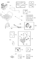 Part Location Diagram of P201499GS Briggs and Stratton Handle