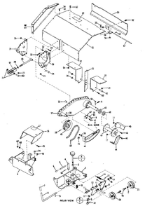 Part Location Diagram of 1748249 Troy-Bilt SEAL-DUST (OUTER)