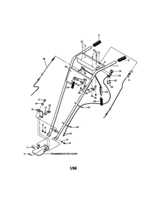 Part Location Diagram of 777D05554 MTD Label-handle