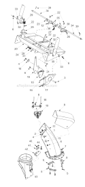 Part Location Diagram of 736-0231 MTD Washer-Fl