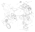 Drive & Engine Accessories Diagram and Parts List for 10530 2004 Troy-Bilt Snow Blower