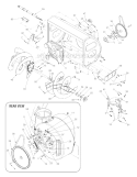 General Assembly Diagram and Parts List for 10530 2004 Troy-Bilt Snow Blower