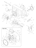 Part Location Diagram of 731-1696B MTD Adapter, Chute, 6