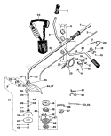 Page B Diagram and Parts List for 11069  Troy-Bilt Brush Cutter