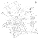 Page D Diagram and Parts List for 11366  Troy-Bilt Lawn Mower