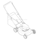 Page B Diagram and Parts List for 11A-426A711 2006 Troy-Bilt Lawn Mower