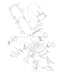 Page A Diagram and Parts List for 11A-436N211 2008 Troy-Bilt Lawn Mower