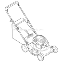 Page C Diagram and Parts List for 11A-436N211 2008 Troy-Bilt Lawn Mower