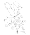 Page A Diagram and Parts List for 11A-436N266 2009 Troy-Bilt Lawn Mower